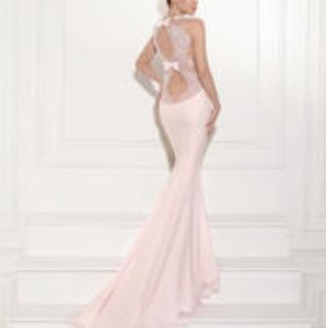 Blush Pink Tarik Ediz Gown
